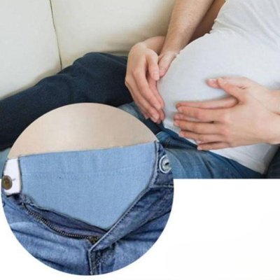 Ceinture de Grossesse - BellyFlex™ - Bleu Clair - Maman Exceptionnelle