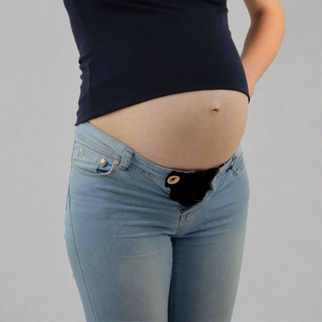 Ceinture de Grossesse - BellyFlex™ - Noir - Maman Exceptionnelle