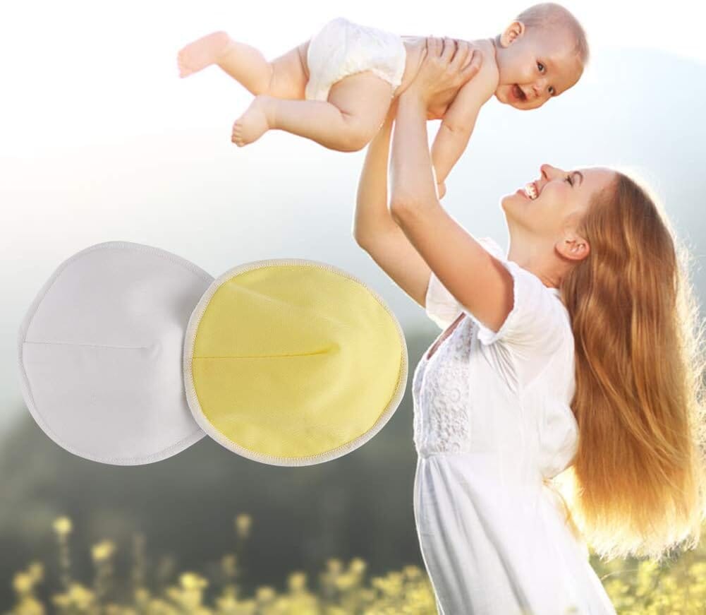 Coussinets d'Allaitement - LactiSafe™ - Jaune - Maman Exceptionnelle