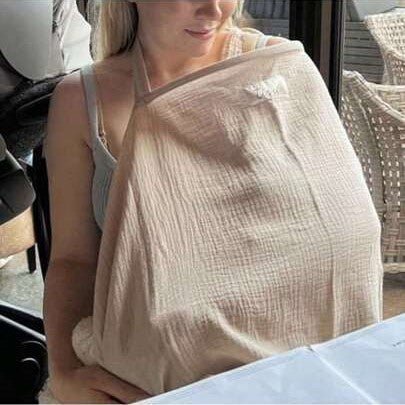 Tablier pour Femme - NurseCover™ - Beige - Maman Exceptionnelle