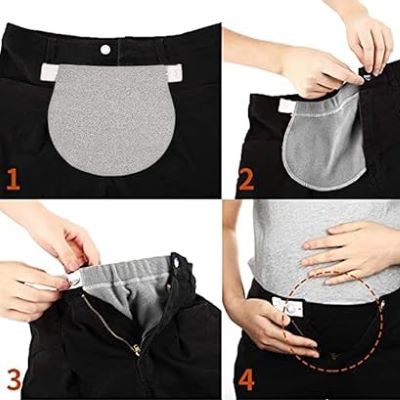Ceinture de Grossesse - BellyFlex™ - Gris Clair - Maman Exceptionnelle