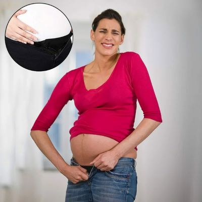 Ceinture de Grossesse - BellyFlex™ - Noir - Maman Exceptionnelle